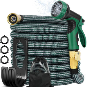 Sturdy, Expandable, and Corrosion-Resistant Backyard Hose Out there in 25, 50, 75, and 100 Ft for Watering Your Backyard