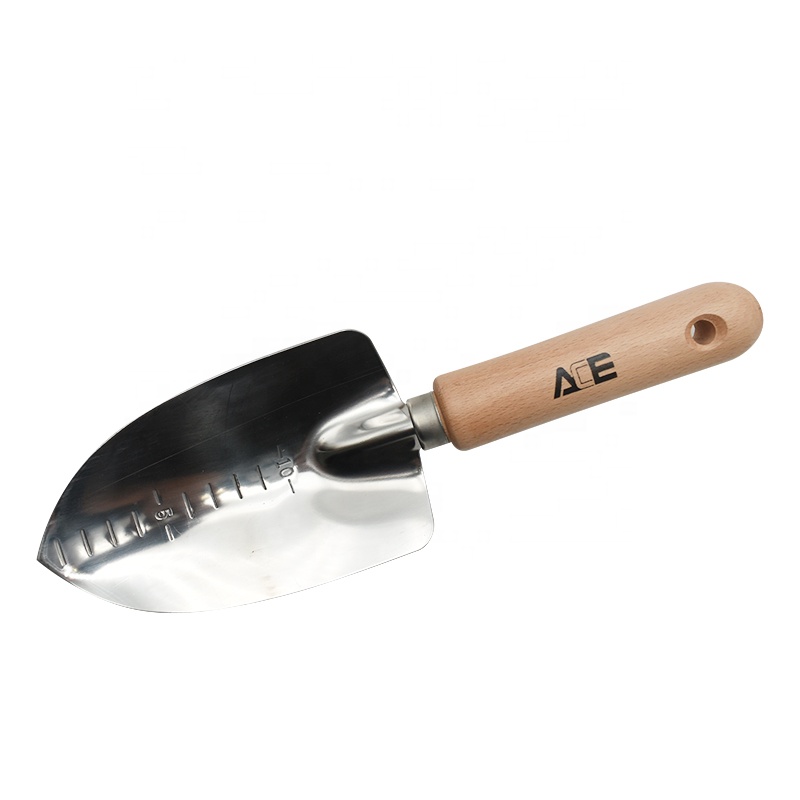 Excessive-High quality Stainless Metal Hand Trowel Set with Picket Handles