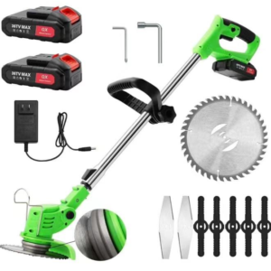 HIERKIN Backyard Energy Instrument: Battery-Powered Grass Trimmer, Brush Cutter, and Weed Wacker for Garden Care