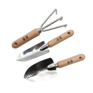 Excessive-High quality Stainless Metal Hand Trowel Set with Picket Handles