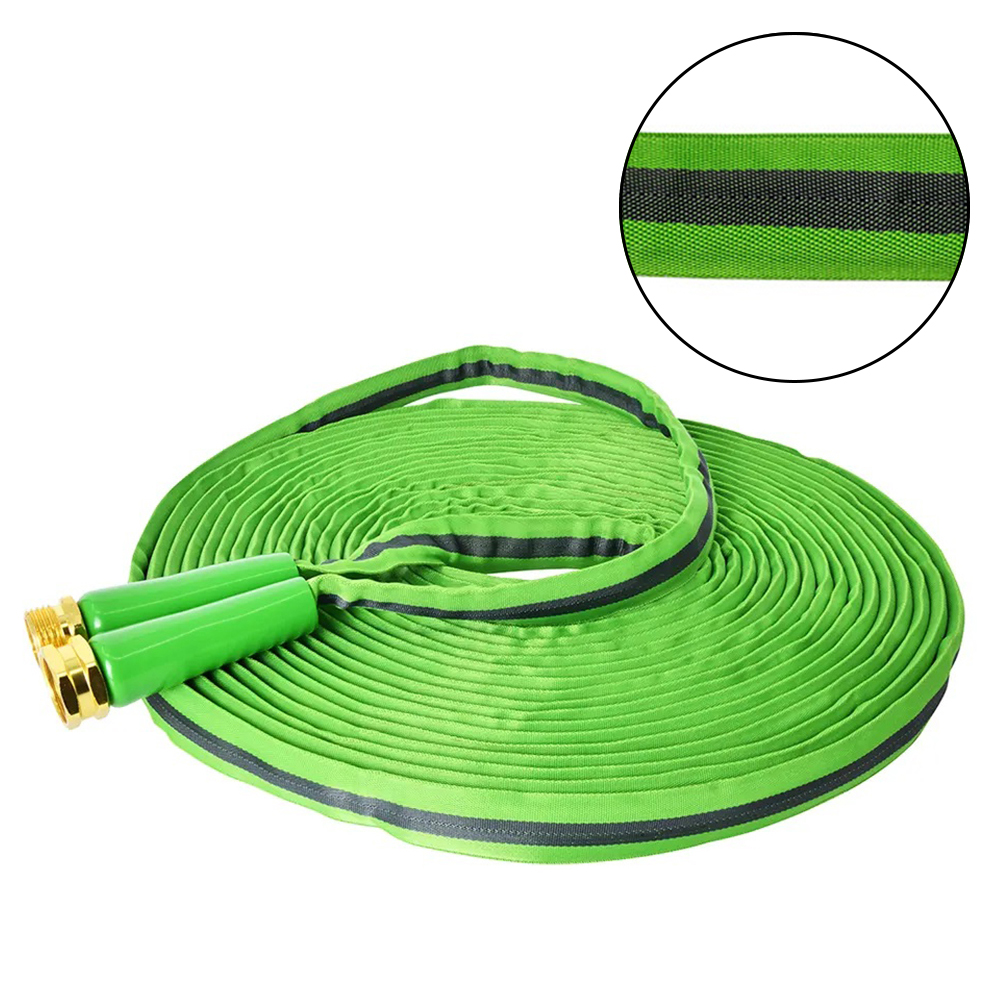 VERTAK Excessive-Strain 100-200 PSI Versatile Backyard Hose with Fiber Jacket and Male/Feminine Connectors